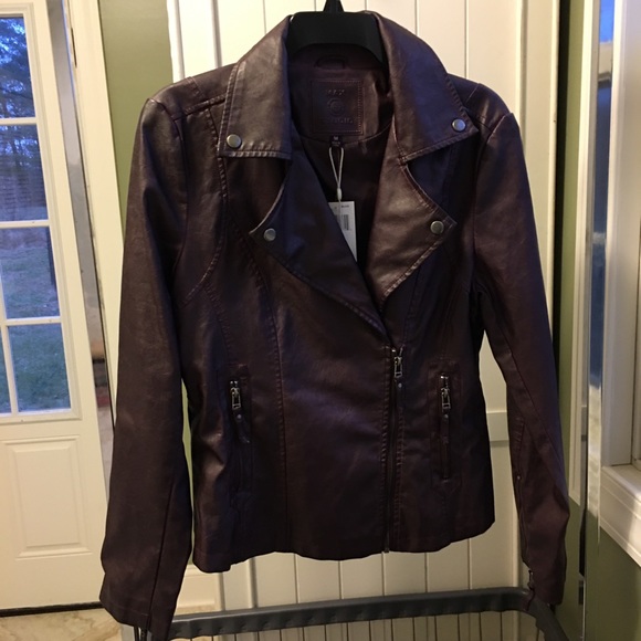 Nwt Max Studio Nordstrom Oxblood Faux 